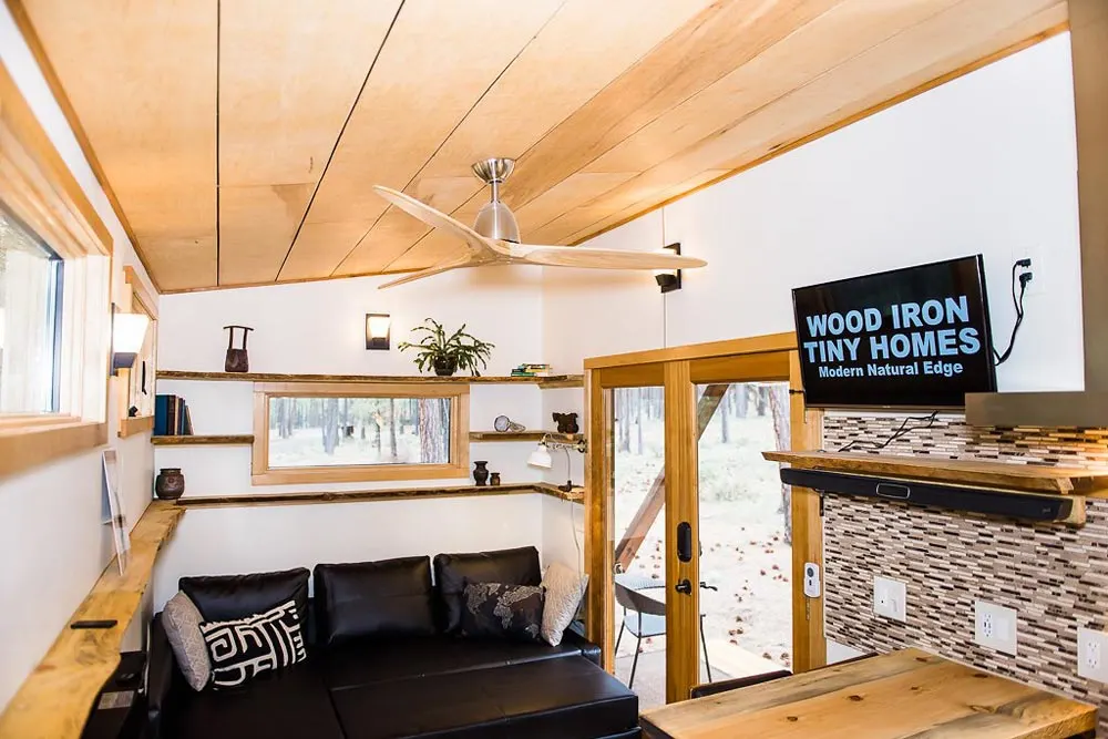 Living Room - North Sister by Wood Iron Tiny Homes