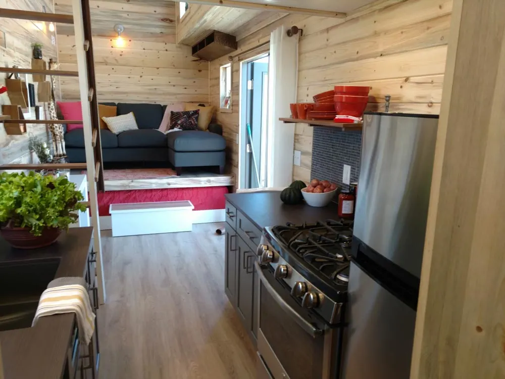Galley Kitchen - Penny’s Tiny Playhouse by The Tiny Home Co.