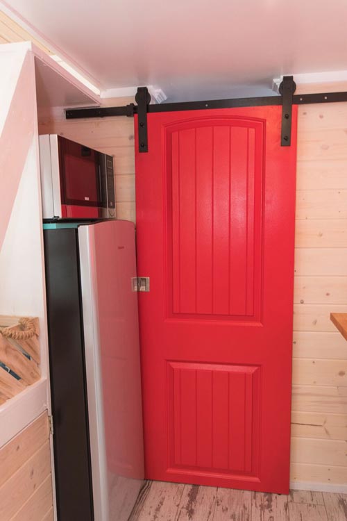 Barn Door - Red Lifeguard Stand at Tiny Siesta
