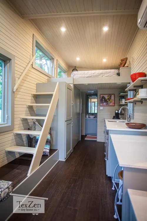 Tiny House Interior - Single Loft by TexZen Tiny Home Co.