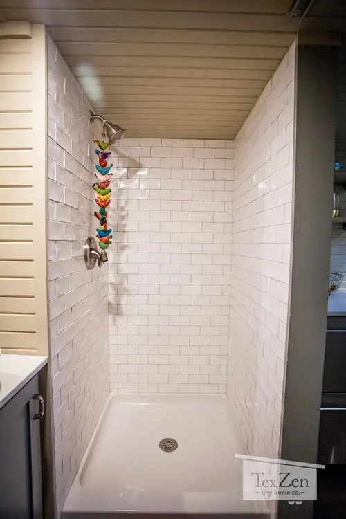Shower Stall - Single Loft by TexZen Tiny Home Co.