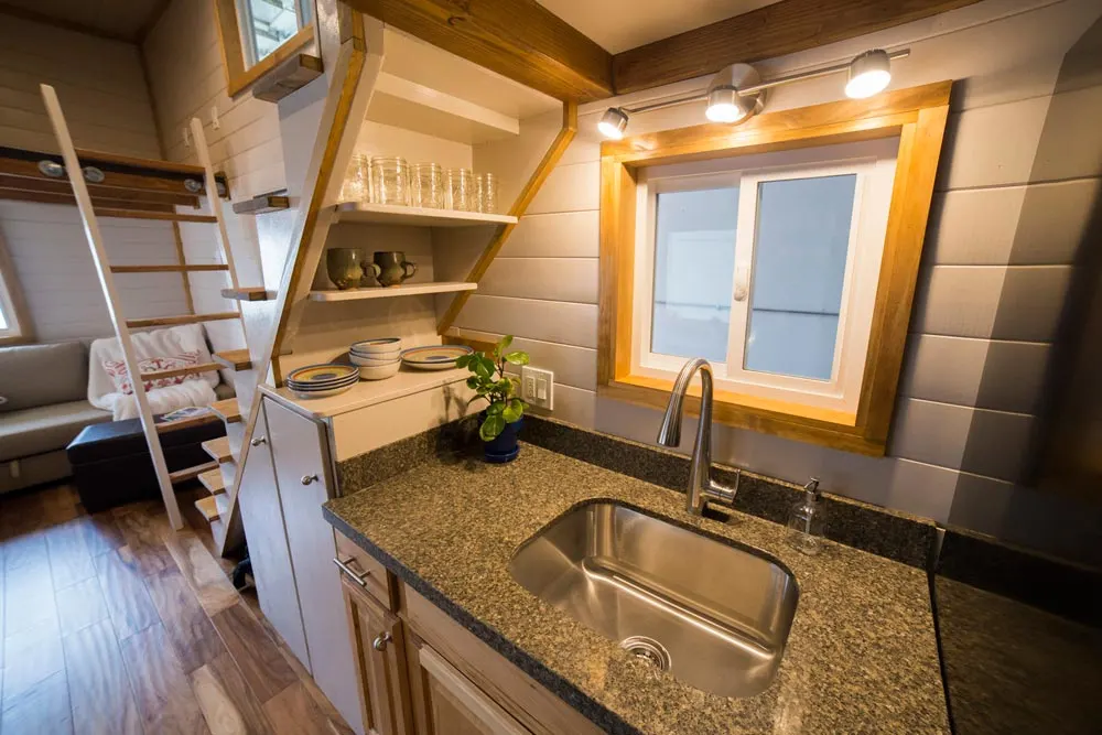 Kitchen Sink - Custom Tiny House by Big Freedom Tiny Homes