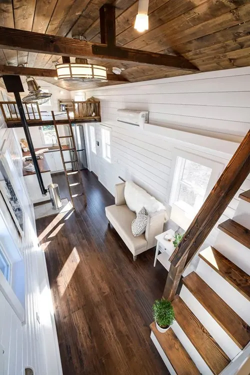 Wood Ceiling & Floor - Custom Loft Edition by Mint Tiny Homes