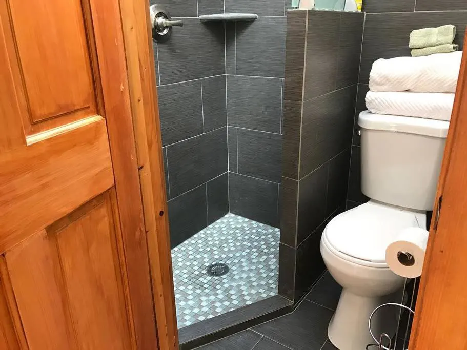 Slate Tile Bathroom - Hale Iki Tiny House