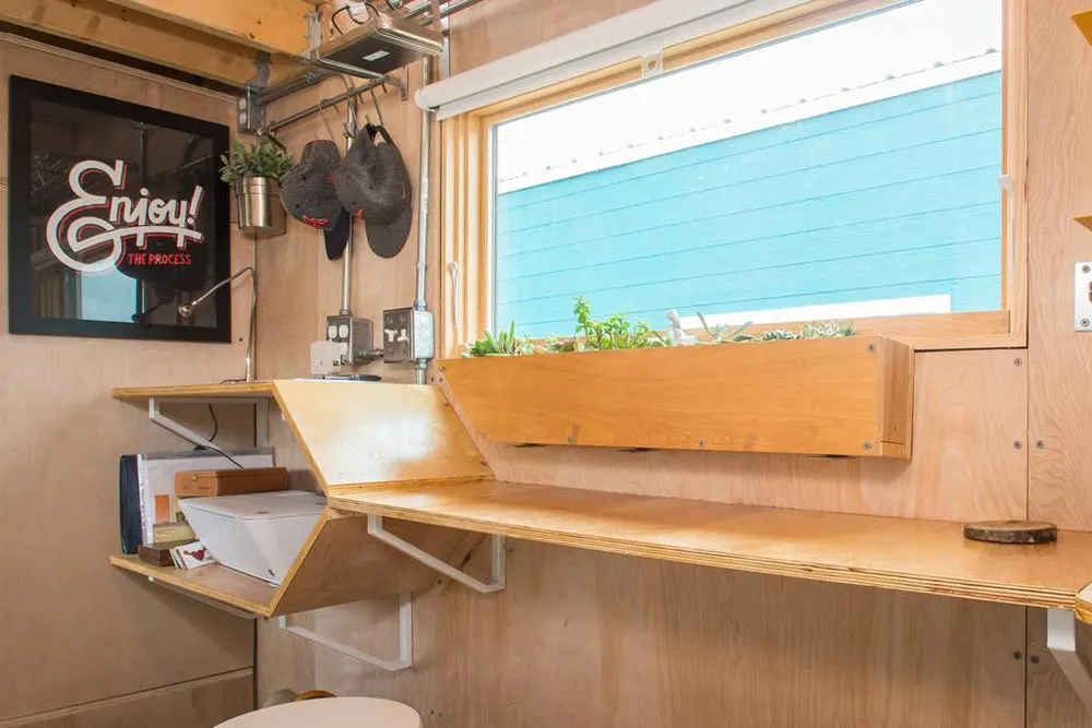 Built-In Table - Kinetohaus Tiny House
