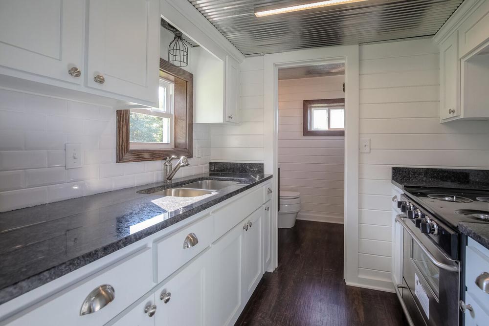 Galley Kitchen - Lake Cabin by Custom Container Living