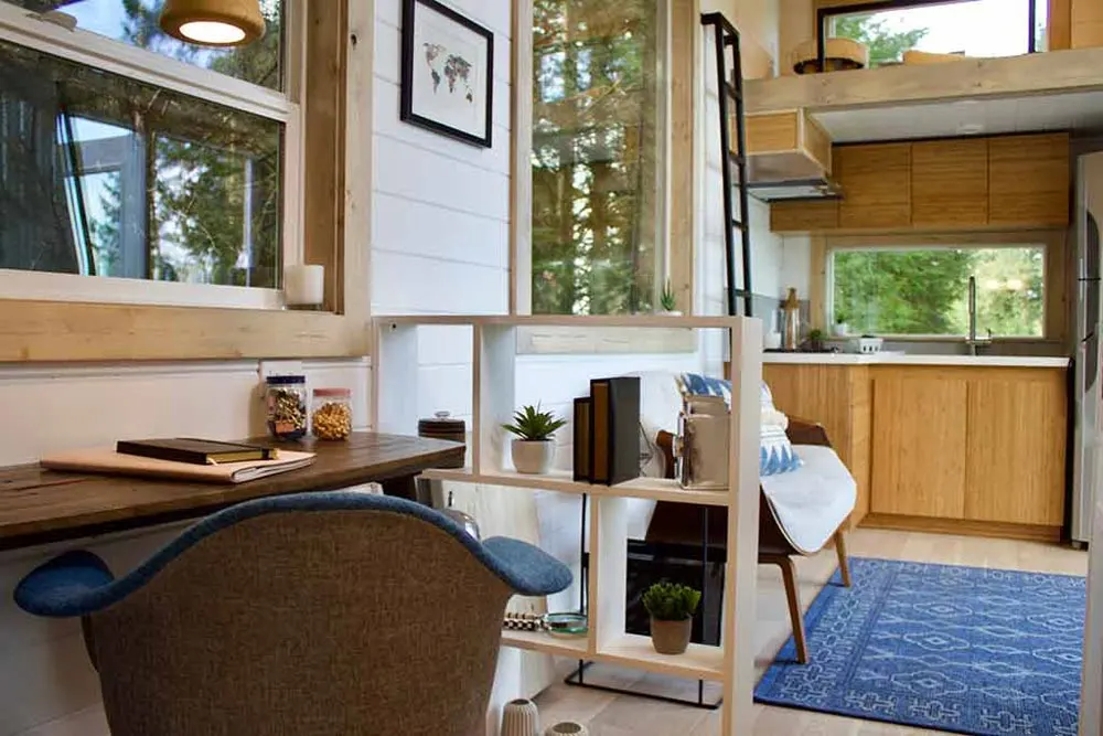 Home Office - Live/Work Tiny Home by Tiny Heirloom
