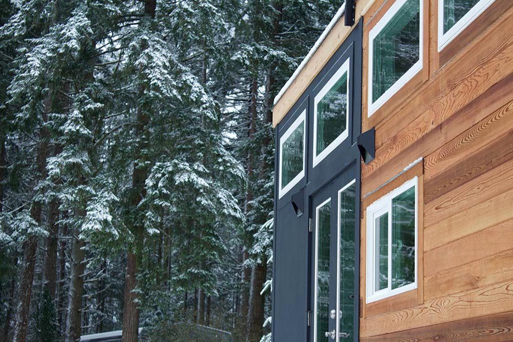 Black Plywood Siding - Tiny Home of Zen by Tiny Heirloom