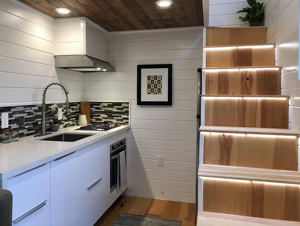 Kitchen & Stairs - Tiny Home of Zen by Tiny Heirloom