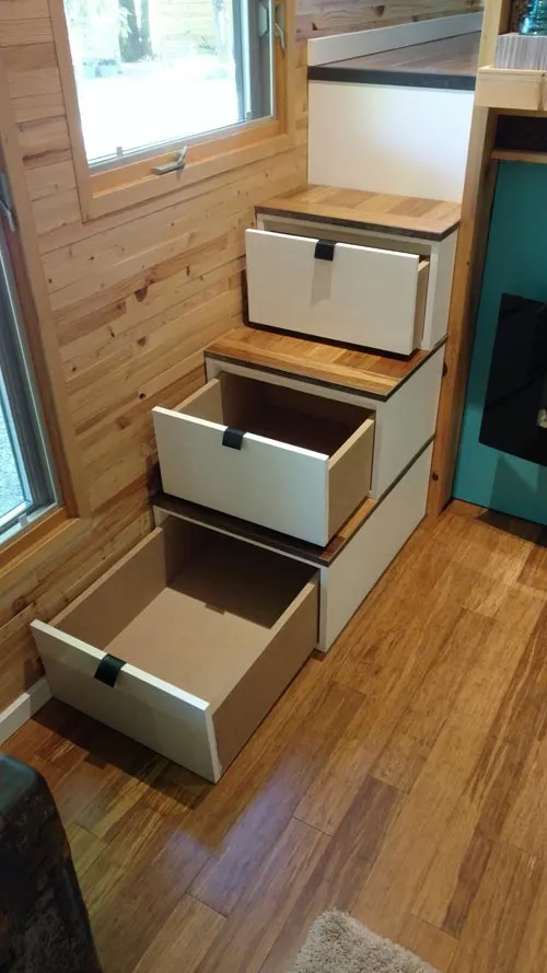 Stair Storage - tinyhaus by KMH Concepts