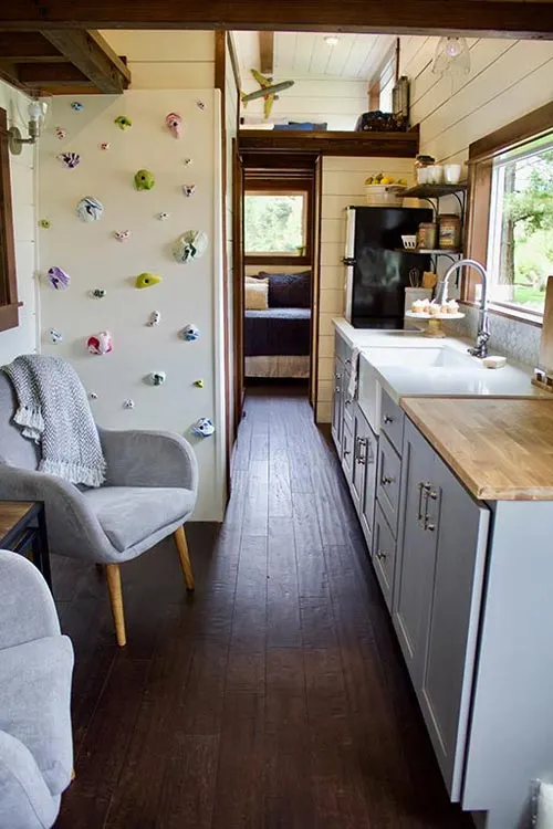 Kitchen & Wall - Tiny Traveling Farmhouse by Tiny Heirloom