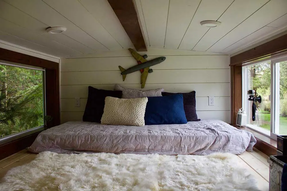 Master Bedroom Loft - Tiny Traveling Farmhouse by Tiny Heirloom