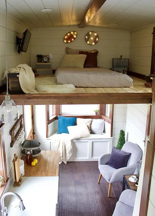 Tiny House Interior - Tiny Traveling Farmhouse by Tiny Heirloom