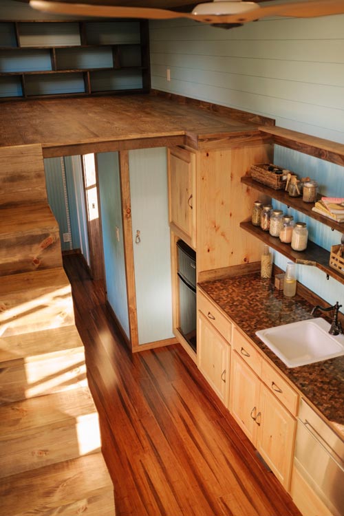 Kitchen & Loft - Big Whimsy by Wind River Tiny Homes
