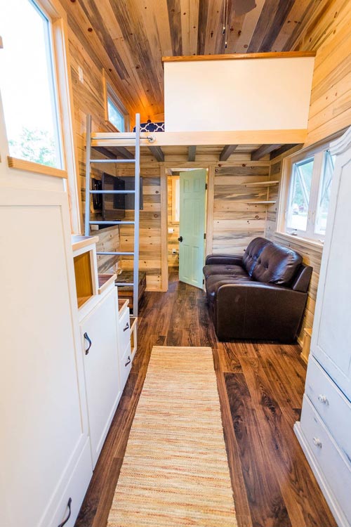 Storage Stairs - Curtis & April's Tiny House by Mitchcraft Tiny Homes