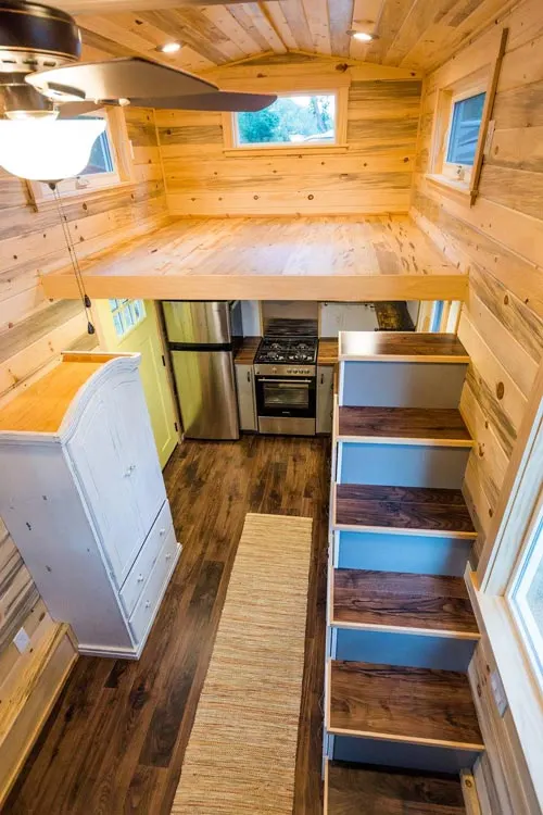 Bedroom Loft - Curtis & April's Tiny House by Mitchcraft Tiny Homes