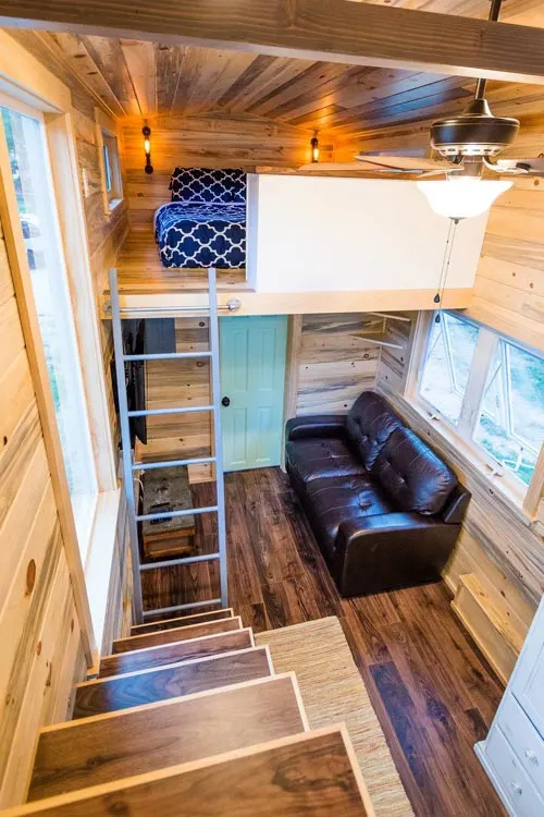 Guest Loft - Curtis & April's Tiny House by Mitchcraft Tiny Homes