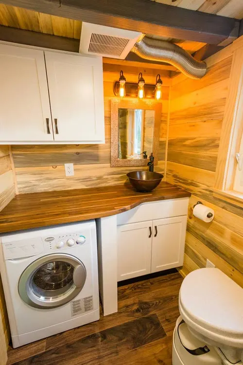 Washer/Dryer Combo - Curtis & April's Tiny House by Mitchcraft Tiny Homes