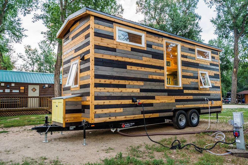 Cedar Siding - Curtis & April's Tiny House by Mitchcraft Tiny Homes