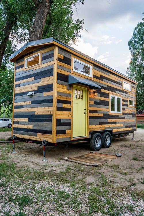 Custom Siding - Curtis & April's Tiny House by Mitchcraft Tiny Homes