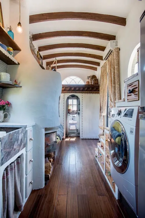 Kitchen & Laundry - Gypsy Mermaid Tiny House