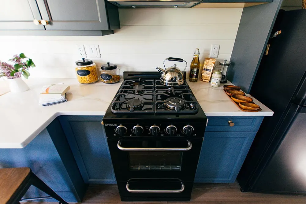 Kitchen Stove - Not So Lonely Wanderer by Teacup Tiny Homes