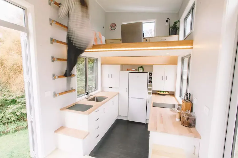 Wall Ladder - Millennial Tiny House by Build Tiny