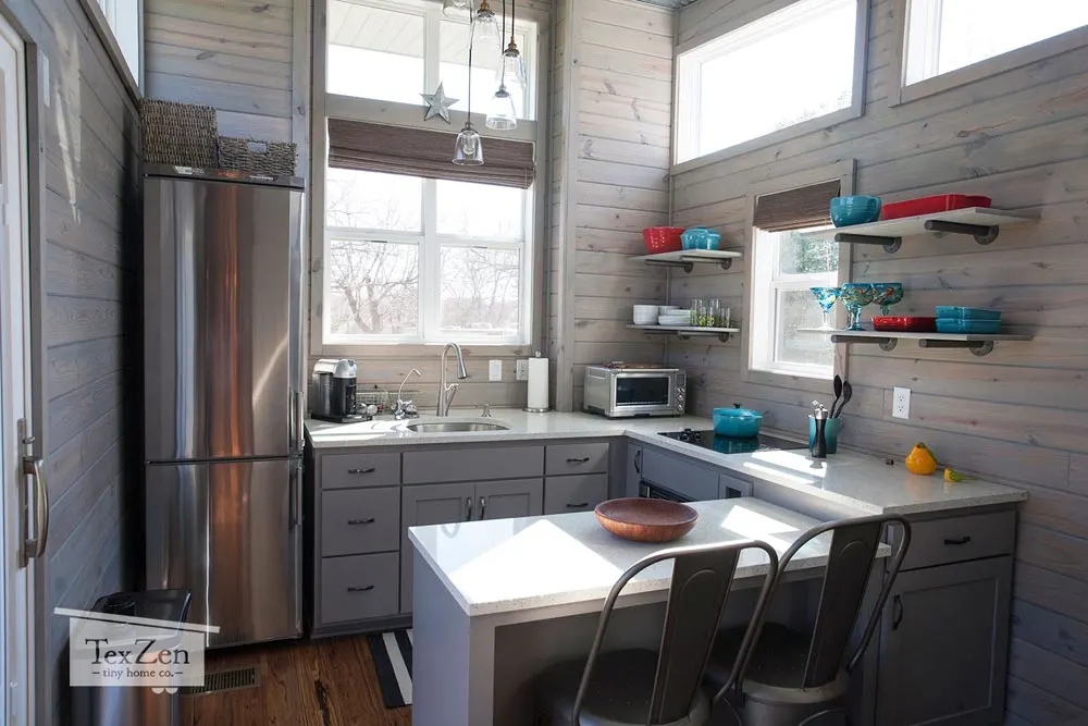 Spacious Kitchen - Open Concept by TexZen Tiny Home Co.