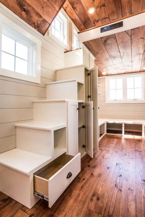 Storage Stairs - Ridgewood by Timbercraft Tiny Homes