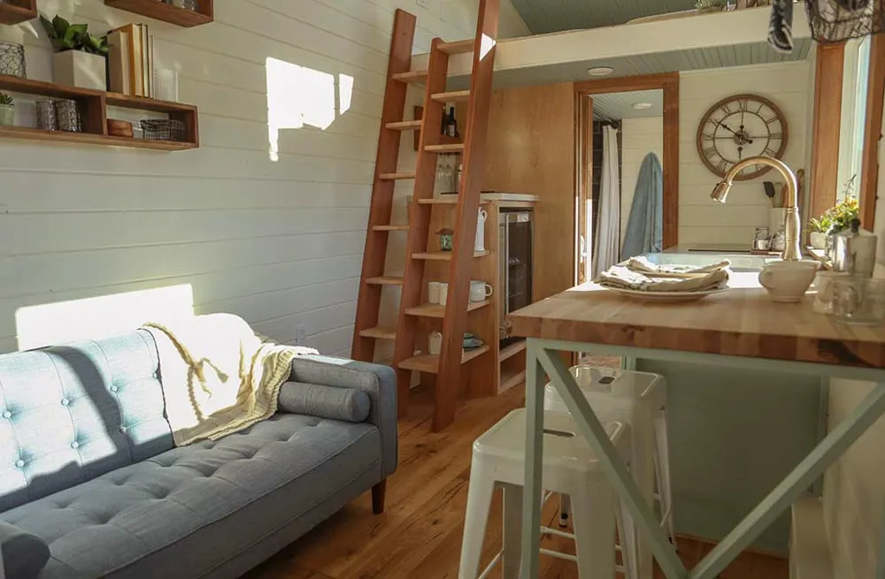 Living Area - Rustic Tiny Home by Tiny Heirloom