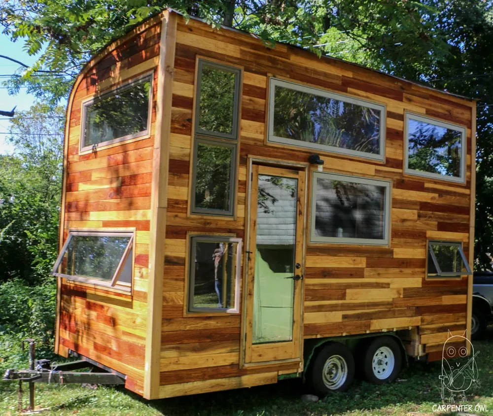 Reclaimed Wood - Snails Away by Carpenter Owl