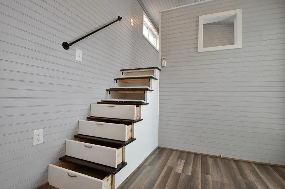Storage Stairs - Brooke by Tiny House Building Company