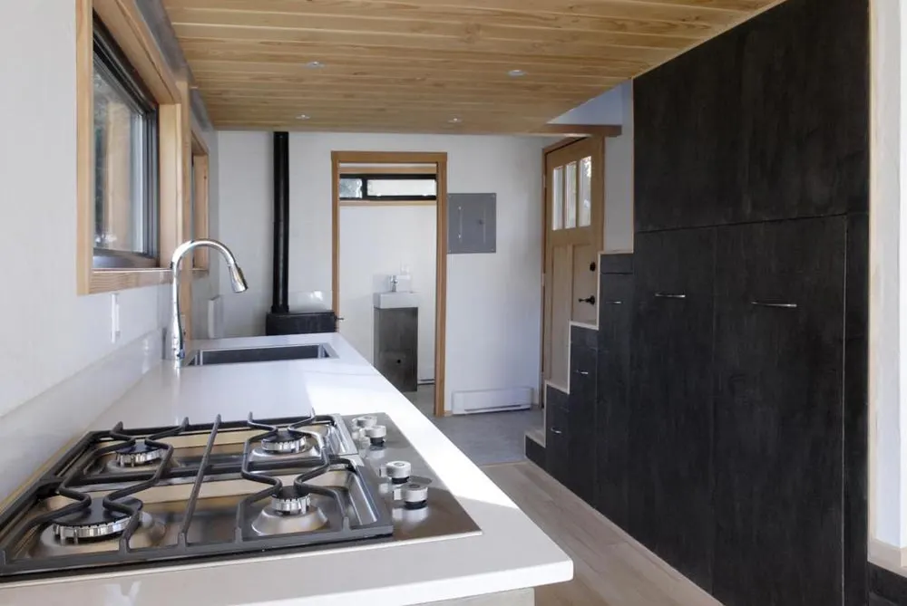 Kitchen - Curved 260 Micro Home by Structural Spaces