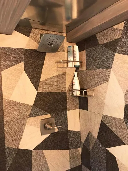 Tile Shower - Empty Nester by Kamtz Tiny Home Company