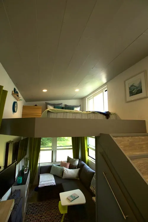 Loft & Living Room - Modern Tiny Smart Home