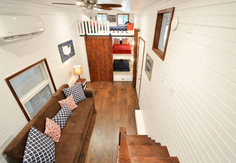 View From Master Loft - Patriot by Tiny House Building Company