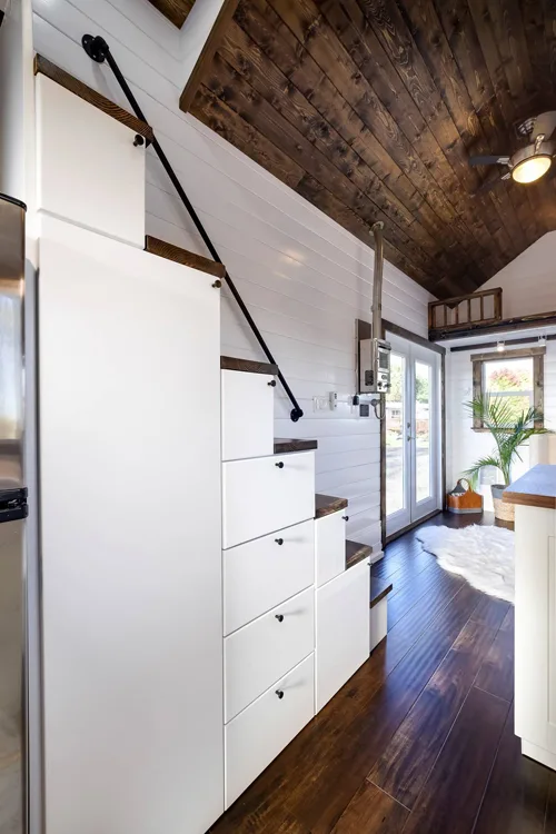 Storage Stairs - 26' Napa Edition by Mint Tiny Homes