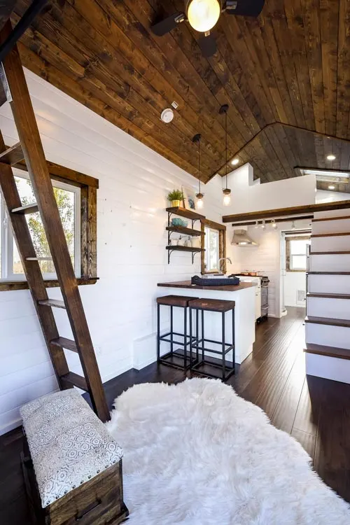Living Room & Kitchen - 26' Napa Edition by Mint Tiny Homes