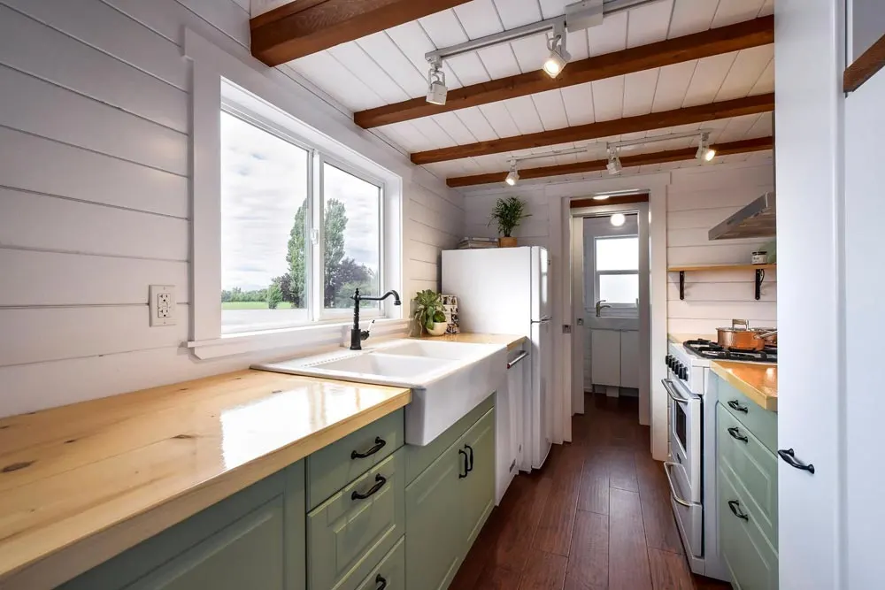 Galley Kitchen - Custom 30' by Mint Tiny Homes