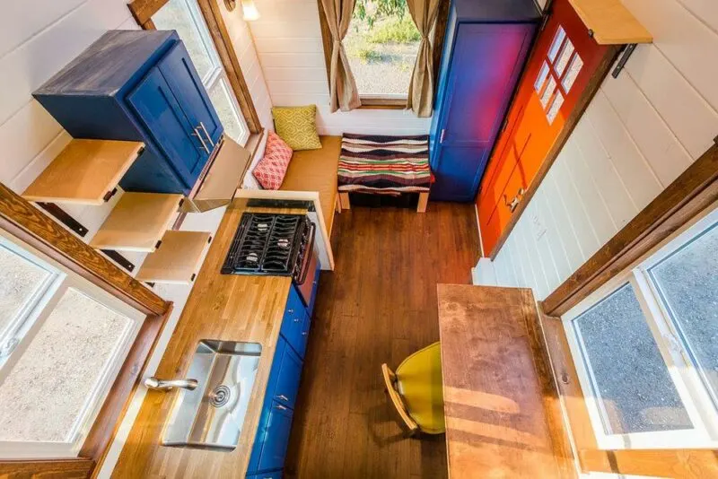 Aerial View - Julia's Tiny House by Mitchcraft Tiny Homes