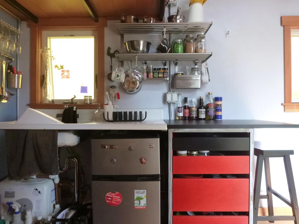 Kitchen - Laura's Tiny House