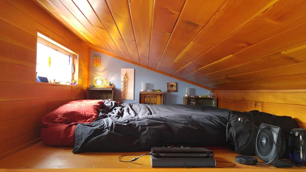 Bedroom Loft - Laura's Tiny House