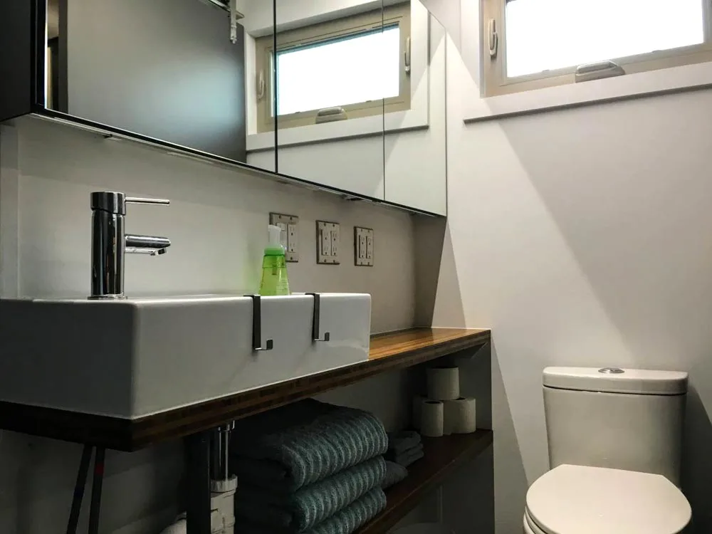 Bathroom Sink - Modern Scandinavian Tiny House Studio