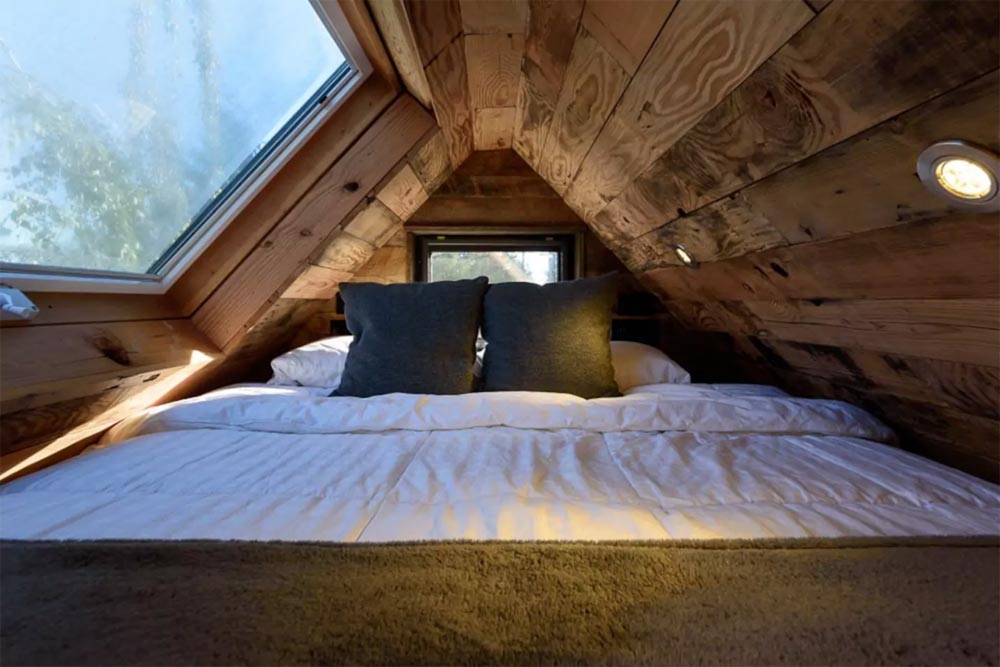 Bedroom Loft w/ Skylight - Tipsy the Tiny House