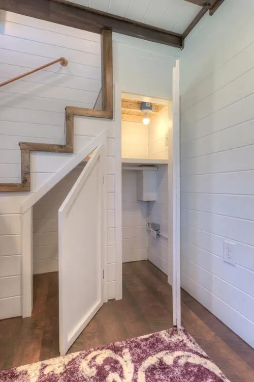 Stair Storage - Trinity v2 by Alabama Tiny Homes