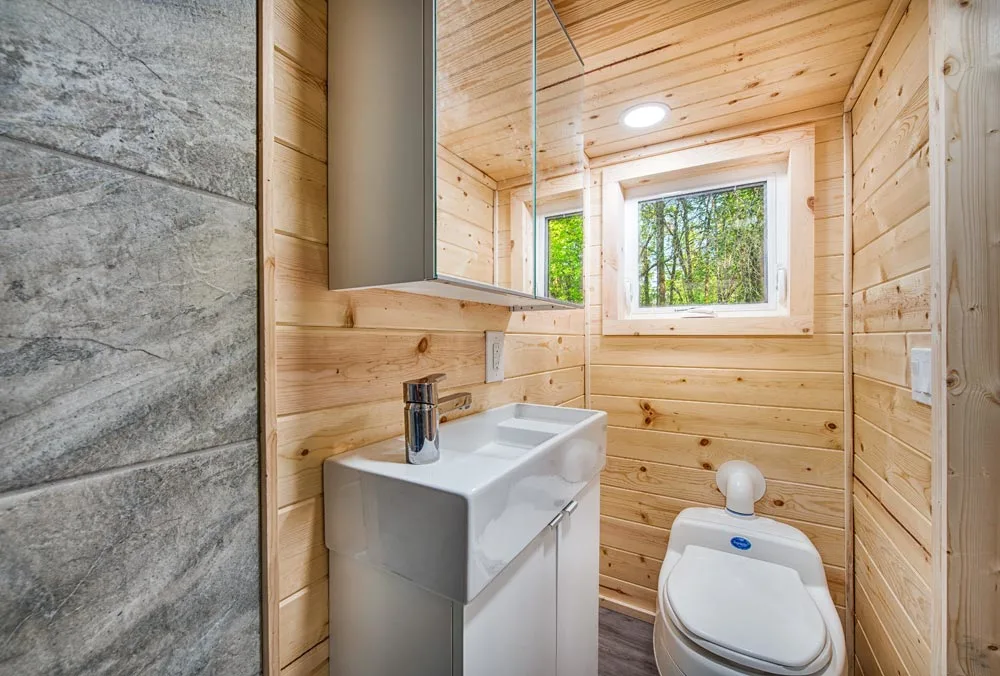 Bathroom - Basecamp + Green by Backcountry Tiny Homes