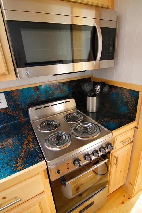 Electric Range - Blue Belle by Bear's Tiny Homes