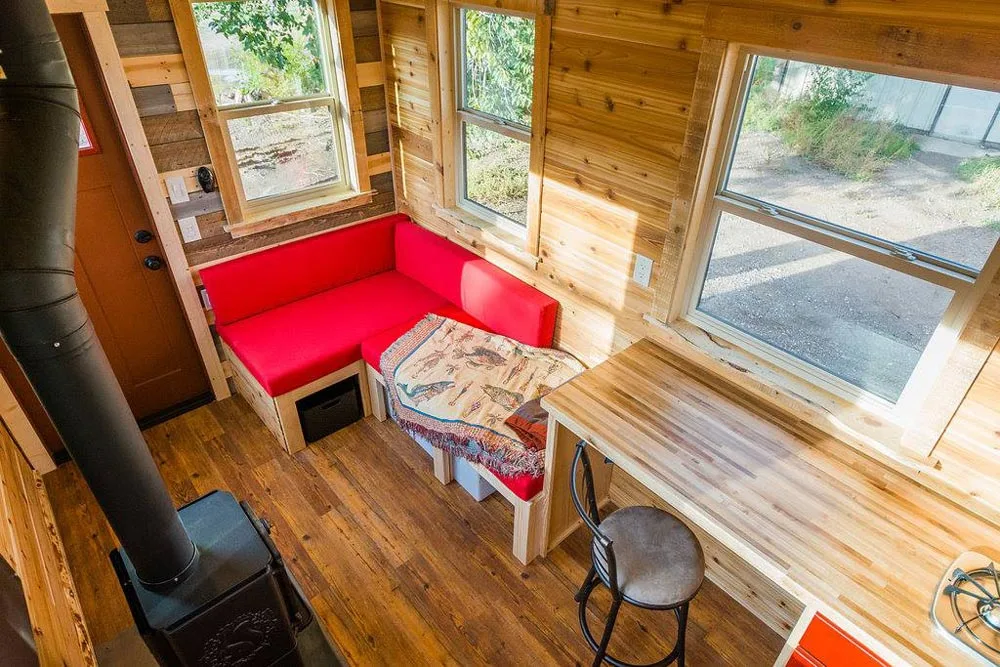 Dining Bar - Davis' Off-Grid Tiny House by Mitchcraft Tiny Homes