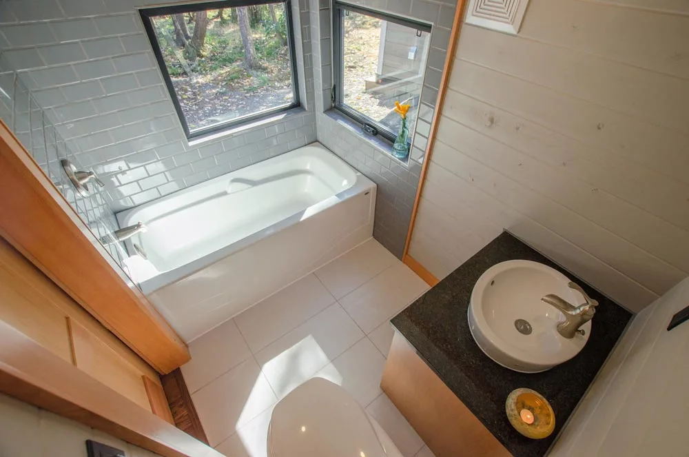 Tile Bathroom - Kestrel by Rewild Homes