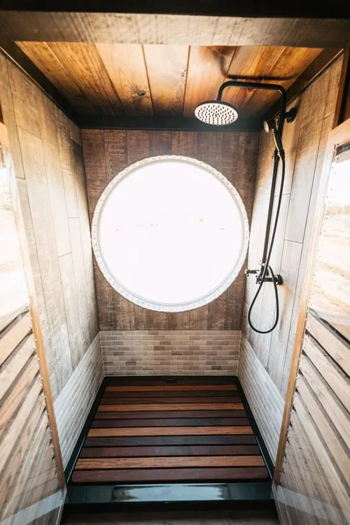 Circle Window - Silhouette by Wind River Tiny Homes
